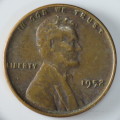 USA , 1952 Lincoln Cent, Wheat Penny , Philadelphia Mint
