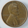 USA , 1950 Lincoln Cent, Wheat Penny , Philadelphia Mint