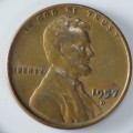 USA , 1957 D Lincoln Cent, Wheat Penny , Denver Mint