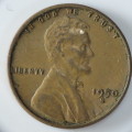 USA , 1950 S Lincoln Cent, Wheat Penny , San Francisco Mint