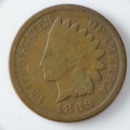 USA , 1889 Indian Head Cent, Indian Head Penny