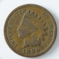 USA , 1899 Indian Head Cent, Indian Head Penny