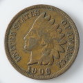 USA , 1906 Indian Head Cent, Indian Head Penny
