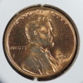 USA , 1957 D Lincoln Cent, BU Wheat Penny , Denver Mint, Uncirculated Gem Red