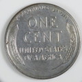 USA , 1943 D Lincoln Cent, Steel Wheat Penny , Denver Mint, WWII