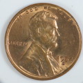 USA , 1954 D Lincoln Cent, BU Wheat Penny , Danver Mint, Uncirculated Gem Red