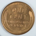 USA , 1944 D Lincoln Cent, BU Wheat Penny , Denver Mint, Uncirculated Gem Red
