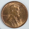 USA , 1951 D Lincoln Cent, BU Wheat Penny , Denver Mint, Uncirculated Gem Red