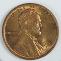 USA , 1952 D Lincoln Cent, BU Wheat Penny , Denver Mint, Uncirculated Gem Red