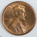 USA , 1962 Lincoln Cent, BU Memorial Penny , Philadelphia Mint, Uncirculated Gem Red