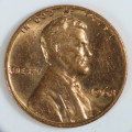 USA , 1968 Lincoln Cent, BU Memorial Penny , Philadelphia Mint, Uncirculated Gem Red