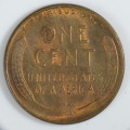 USA , 1941 Lincoln Cent, BU Wheat Penny , Philadelphia Mint, Uncirculated Gem Red