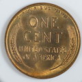 USA , 1946 Lincoln Cent, BU Wheat Penny , Philadelphia Mint, Uncirculated Gem Red