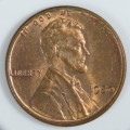 USA , 1950 Lincoln Cent, BU Wheat Penny , Philadelphia Mint, Uncirculated Gem Red