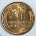 USA , 1944 Lincoln Cent, BU Wheat Penny , Philadelphia Mint, Uncirculated Gem Red