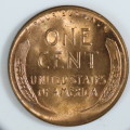 USA , 1952 D Lincoln Cent, BU Wheat Penny , Denver Mint, Uncirculated Gem Red