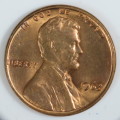 USA , 1962 Lincoln Cent, BU Memorial Penny , Philadelphia Mint, Uncirculated Gem Red