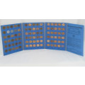 Better Grade Complete Lincoln Cent PDS Set 1941 to 1975, 89 Coins Uncirculated Gem Red in Folder