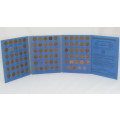 Complete Lincoln Cent PDS Set 1941 to 1974, 86 Coins in Folder