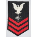 United States Navy Petty Officer 1st Class Rank Insignia Patch E6, Data Systems Technician