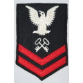 United States Navy Petty Officer 2nd Class Rank Insignia Patch E5, Logistics Specialist