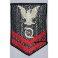 United States Navy Petty Officer 2nd Class Rank Insignia Patch E5, Gas Turbine System Technician