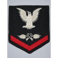 United States Navy Petty Officer 3rd Class Rank Insignia Patch E4, Aviation Storekeeper