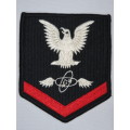 United States Navy Petty Officer 3rd Class Rank Insignia Patch E4, Aviation Electronics Technician