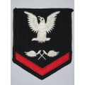 United States Navy Petty Officer 3rd Class Rank Insignia Patch E4, Aviation Structural Mechanic