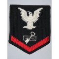 United States Navy Petty Officer 3rd Class Rank Insignia Patch E4, Disbursing Clerk