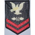 United States Navy Petty Officer 2nd Class Rank Insignia Patch E5, Aviation Boatswain`s Mate