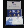 USA , 2007 Complete Statehood Quarters Proof set, 5 coin Set