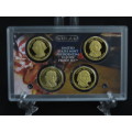 USA , 2007 Complete Presidential Dollar Coin Proof set, 5 coin Set