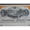 Pennsylvania Railroad Company, Stock Certificate, 1964, 10 Shares