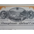 Pennsylvania Railroad Company, Stock Certificate, 1958, 10 Shares