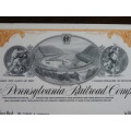 Pennsylvania Railroad Company, Stock Certificate, 1965, 3 Shares