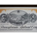 Pennsylvania Railroad Company, Stock Certificate, 1965, 25 Shares