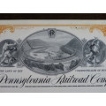 Pennsylvania Railroad Company, Stock Certificate, 1959, 10 Shares