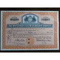 Pennsylvania Railroad Company, Stock Certificate, 1952 , 10 Shares