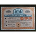 Pennsylvania Railroad Company, Stock Certificate, 1955 , 20 Shares with duty seals