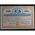 Pennsylvania Railroad Company, Stock Certificate, 1952 , 10