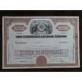 Erie Lackawanna Railroad Company, Stock Certificate, 1965, 10 Shares