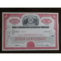 Erie Lackawanna Railroad Company, Stock Certificate, 1960 , 100 Shares
