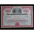 Erie Lackawanna Railroad Company, Stock Certificate, 1966 , 100 Shares
