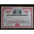 Erie Lackawanna Railroad Company, Stock Certificate, 1961 , 100 Shares to LF Rothschild