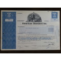 American Standard Inc, Stock Certificate, 1976 , 125 Shares