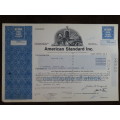 American Standard Inc, Stock Certificate, 1976 , 3800 Shares