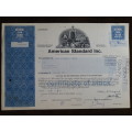 American Standard Inc, Stock Certificate, 1975 , 1 Share