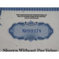 The New York Central Railroad Company, Stock Certificate, 1957 , 100 Shares