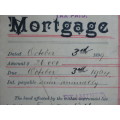 1899 Mortgage Indenture with Seal, Hand Written, New York City - damaged